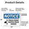 Signmission Safety Culture Sign, 24 in Width, Plastic, Rectangle OS-2PACK-NS-P-1824-L-17300 - alternate 6